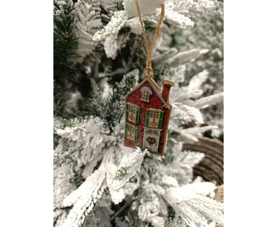 ნაძვის ხის სათამაშო სახლი 10 სმ