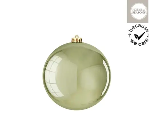 საახალწლო სათამაშო ბურთი  fuchsia shiny მწვანე 15 სმ