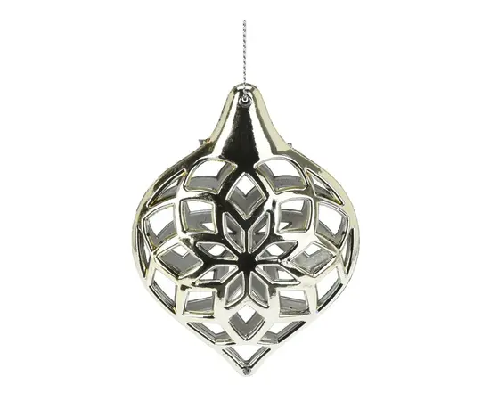 საახალწლო სათამაშო onion ornament 7x3x10 სმ champagne