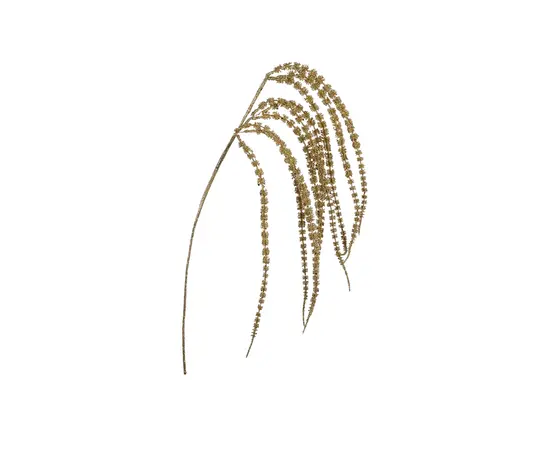 საახალწლო დეკორაცია ტოტი HANG AMARANTHUS TAIL STEM GLD 94სმ
