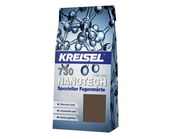 Grout Kreisel Fuga Nanotech 730 16A dark brown 5 kg