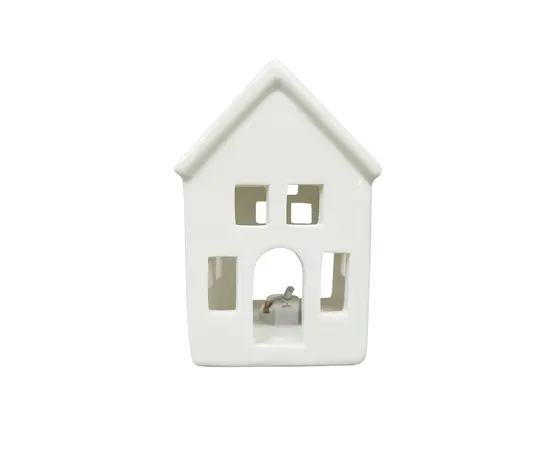 საახალწლო დეკორაცია სახლი ნათებით 14 სმ