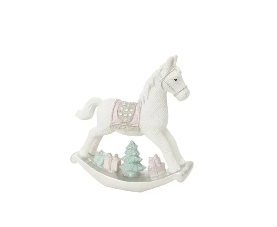 საახალწლო დეკორაცია ცხენი 13 x 3.5 x 13.5 სმ