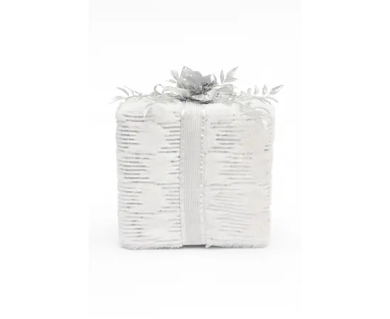 საახალწლო დეკორი ყუთი ნათებით 22x22 სმ SH-8068-3