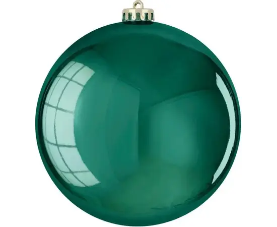 საახალწლო სათამაშო ბურთი petrol shiny მწვანე 15 სმ