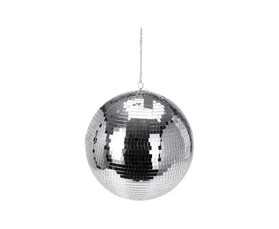 საახალწლო სათამაშო სარკისებრი ბურთი 50 სმ ვერცხლისფერი