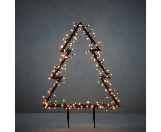 საახალწლო დეკორაცია ნაძვის ხე 175 LED 53x75 სმ
