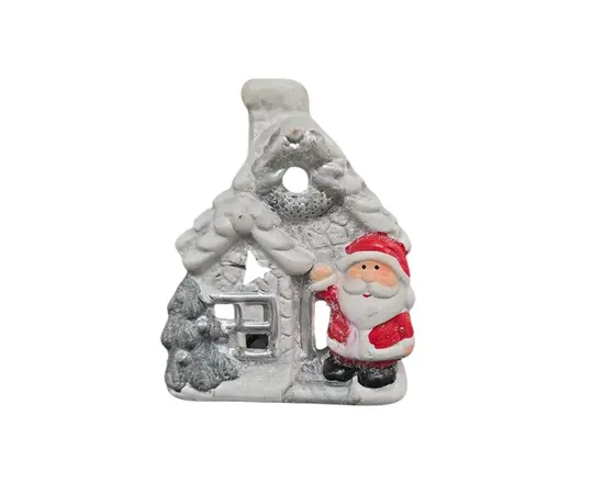 საახალწლო დეკორაცია სახლი ნათებით 12 სმ