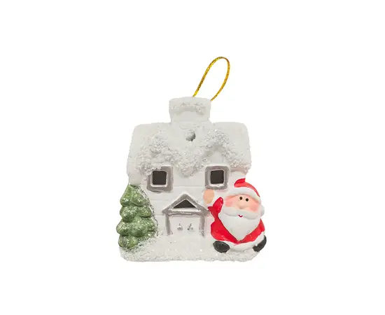 საახალწლო დეკორაცია სახლი ნათებით 9 სმ