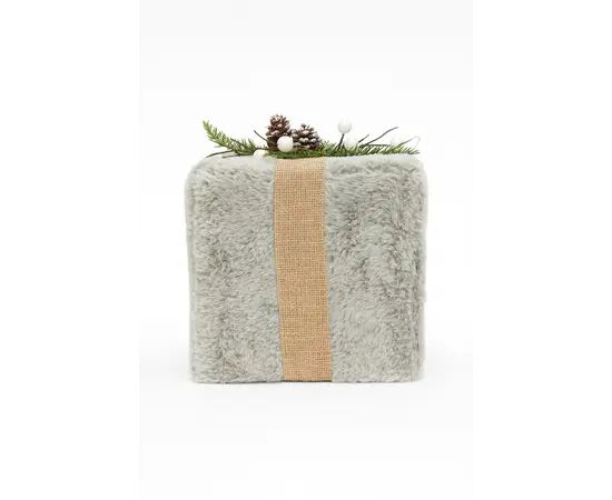 საახალწლო დეკორი ყუთი ნათებით 16x16 სმ SH-8066-2