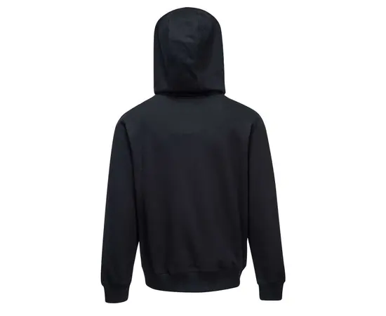 Work hooded sweater with zipper Portwest Nickel KS31BKR L black