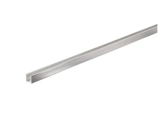 ალუმინის კუთხე U-ებრი Arcansas ქრომი 10x15x1000 მმ