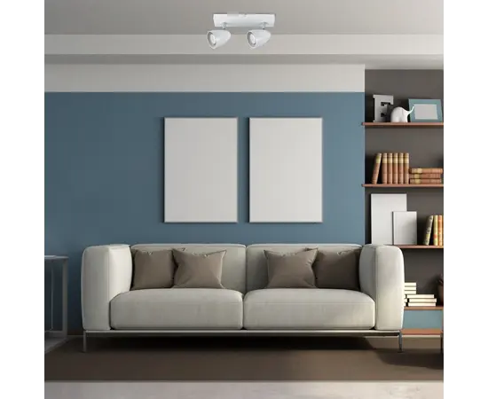 Спот Rabalux Perico 2 GU10 h150 L260 белый