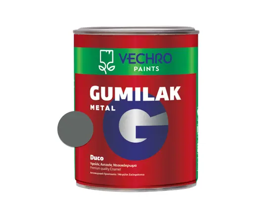 Oil paint for metal Vechro Gumilak metal No 652 dark grey glossy 750 ml