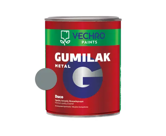 Oil paint for metal Vechro Gumilak metal No 624 silver glossy 750 ml