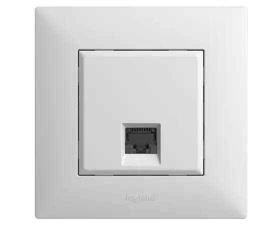 Розетка без рамки компьютерная Белый RJ45 LEGRAND