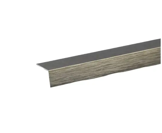 ალუმინის კუთხე Arcansas 1000X10X10 მმ ტიტანი პრიალა