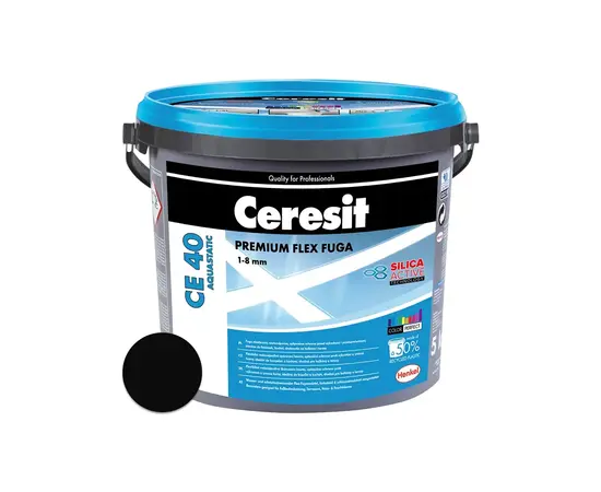 Затирка Ceresit CE 40 Aquastatic 18 2 кг черная
