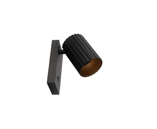 სპოტი New Light GU10 Ø70 h100 C7271 შავი ოქროსფერი