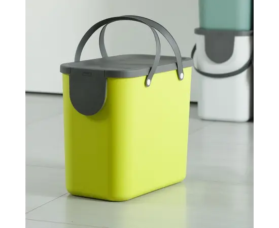 ნაგვის დასახარისხებელი კონტეინერი Rotho Albula ლაიმი 25 ლ