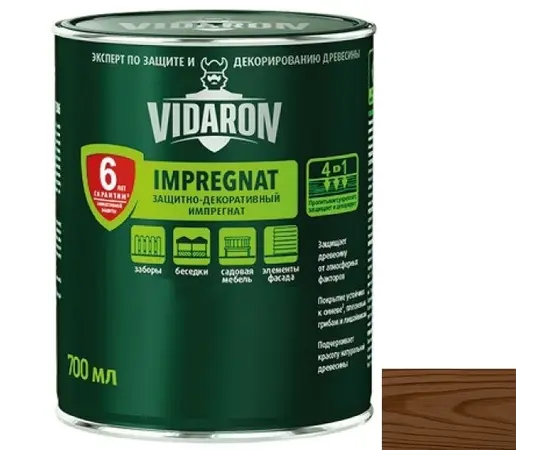 Wood impregnation Vidaron Impregnat 700 ml V08 royal rosewood