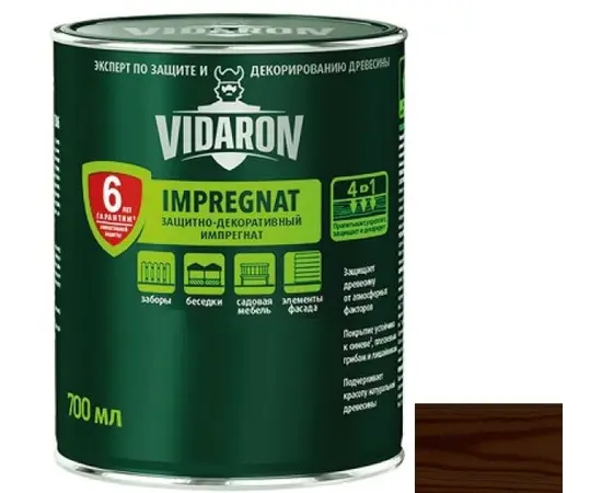 Wood impregnation Vidaron Impregnat 700 ml V10 african wenge