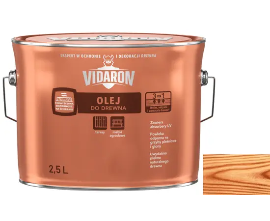 Wood oil Vidaron 2.5 l D02 teak natural