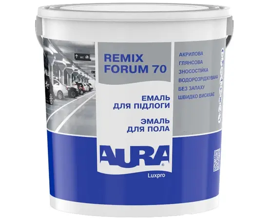 Enamel for concrete and wooden floors Eskaro Aura Luxpro Remix Forum 70 2.5 l