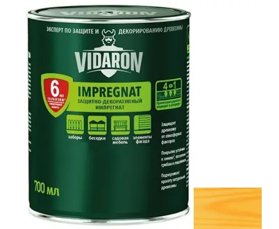 Wood impregnation Vidaron Impregnat 700 ml V02 golden pine