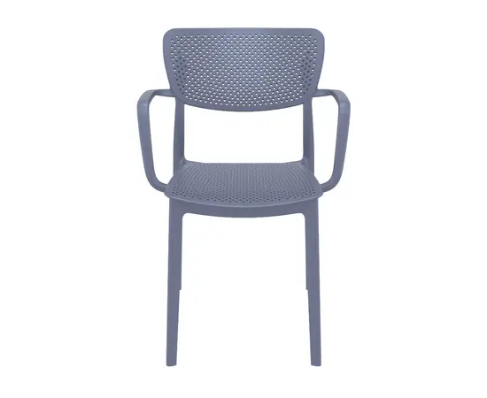 Стул серый Loft 82x53x54 см