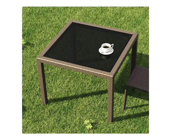 Стол коричневый Bali 75x94 см