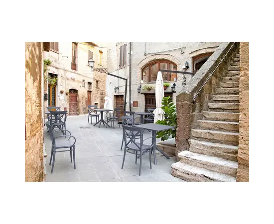 სავარძელი მუქი ნაცრისფერი Sky Pearl 87x51x44 სმ