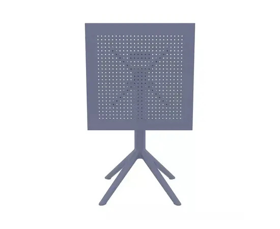 Стол серый Sky Pearl 74x60 см