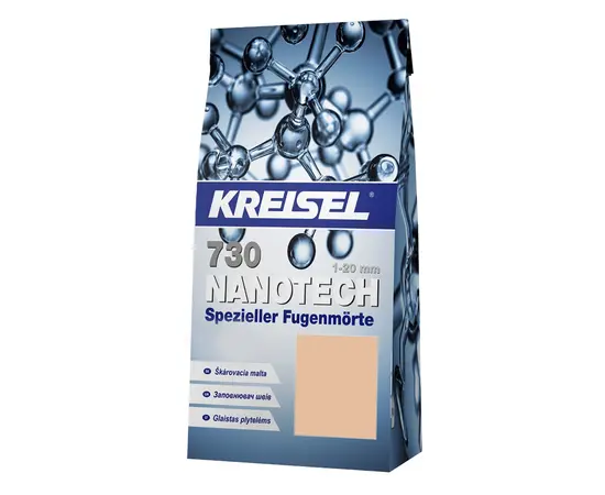 Затирка Kreisel Fuga Nanotech 730 19A абрикосовый 5 кг