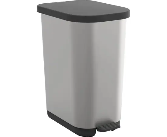 ნაგვის ურნა პედლით Rotho RIBO ნაცრისფერი 35 ლ