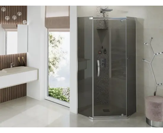 საშხაპე კუთხე  TM IVA E2PS90T 90x90x200 cm დაბურული