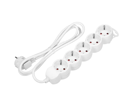 დამაგრძელებელი ORNO 5х3მ 3x1.0მმ Schuko თეთრი