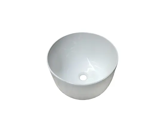 Overlaid washbasin 78733 Glossy White round 385x380x250 mm