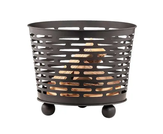 გრილი ნახშირის FIRE BOWL 39X32CM BLACK 2ASS