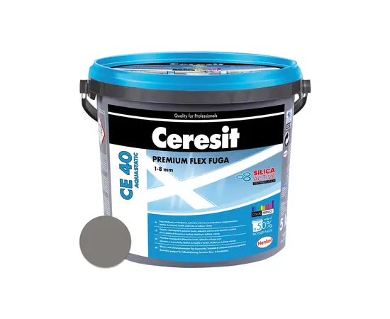 Затирка Ceresit Aquastatic CE 40 2 кг антрацит