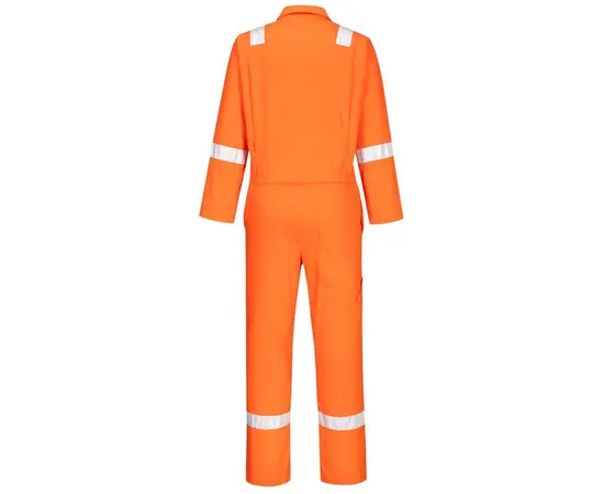 სამუშაო კომბინიზონი შუქამრეკლებით PORTWEST ნარინჯისფერი C814ORR XL