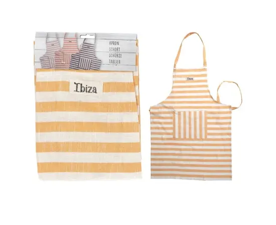 Apron Koopman COTTON STRIPE 3ASS CLR