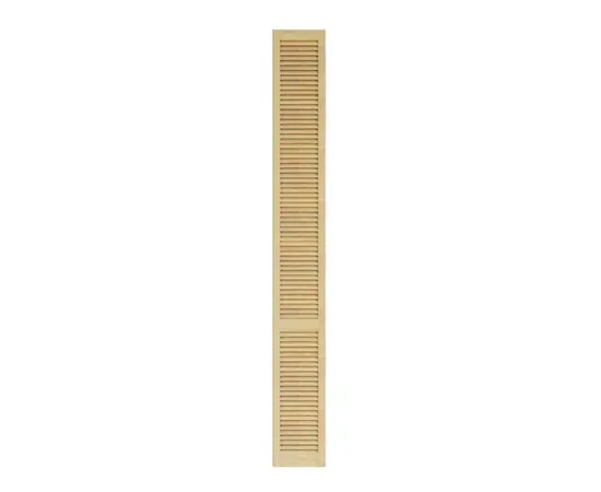 Doors wooden panel jalousie Woodtechnic pine 2422х394