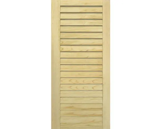 Doors louvered wooden Pine Woodtechnic 993х494 mm