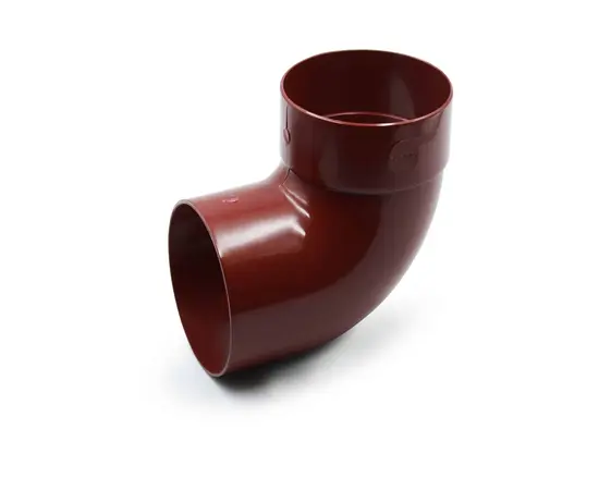 მუხლი მილის ერთქუროიანი 87° RainWay 100 მმ წითელი