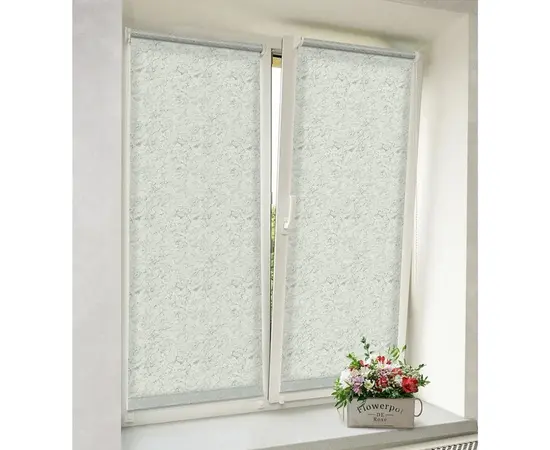 Roller shade grey Delfa СРШ-01МЭ-29507 66(62)/160 cm