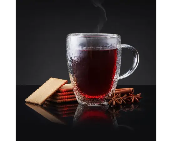 Thermal glass AMBITION Bubble 350 ml 2 pc