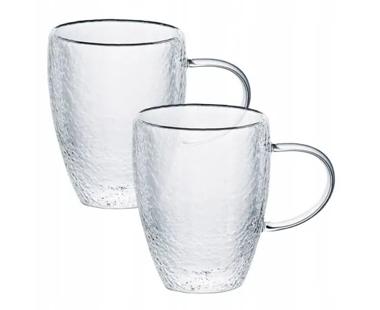 Thermal glass AMBITION Bubble 350 ml 2 pc