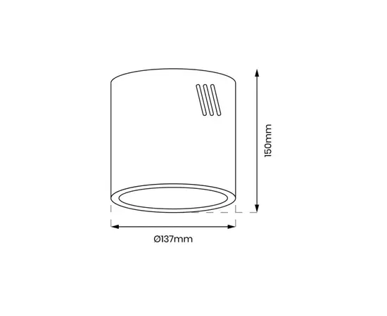 დაუნლაითი Milagro ML0481 E27 60W თეთრი