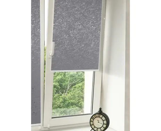 Roller shade dark grey Delfa СРШ-01МП-79508 52(48)/170 cm